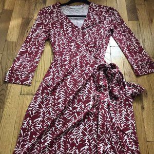 Diane Von Furstenberg Vintage Wrap Dress Size 8